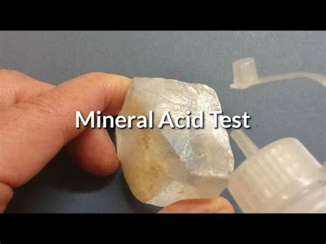 dropping vinegar on a mineral is a test for _______|how to detect minerals separately.